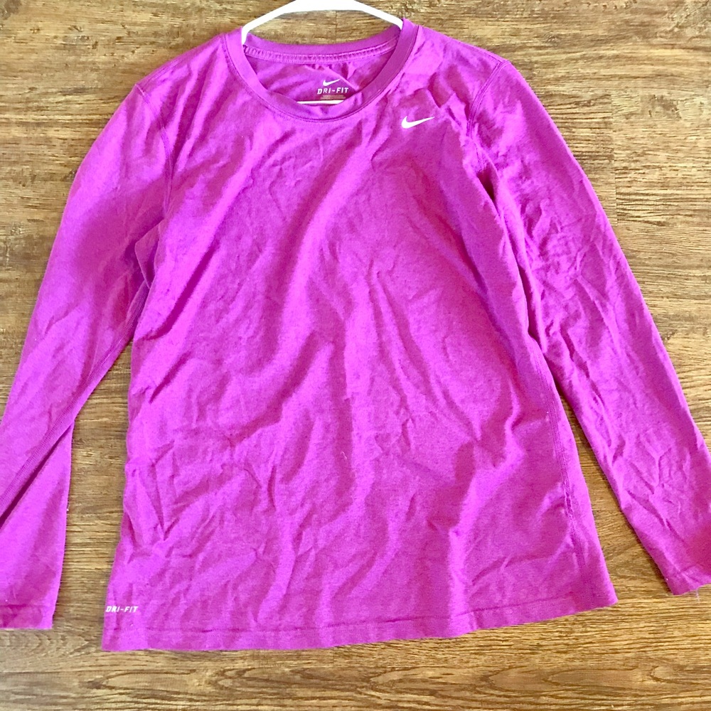 Nike Dri Fit long-sleeve running shirt